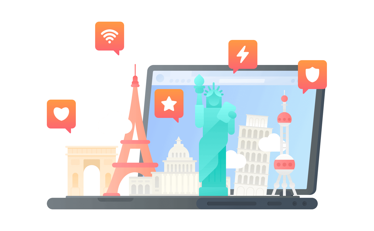 在中非共和国连接到中国的加速器 - 返华VPN